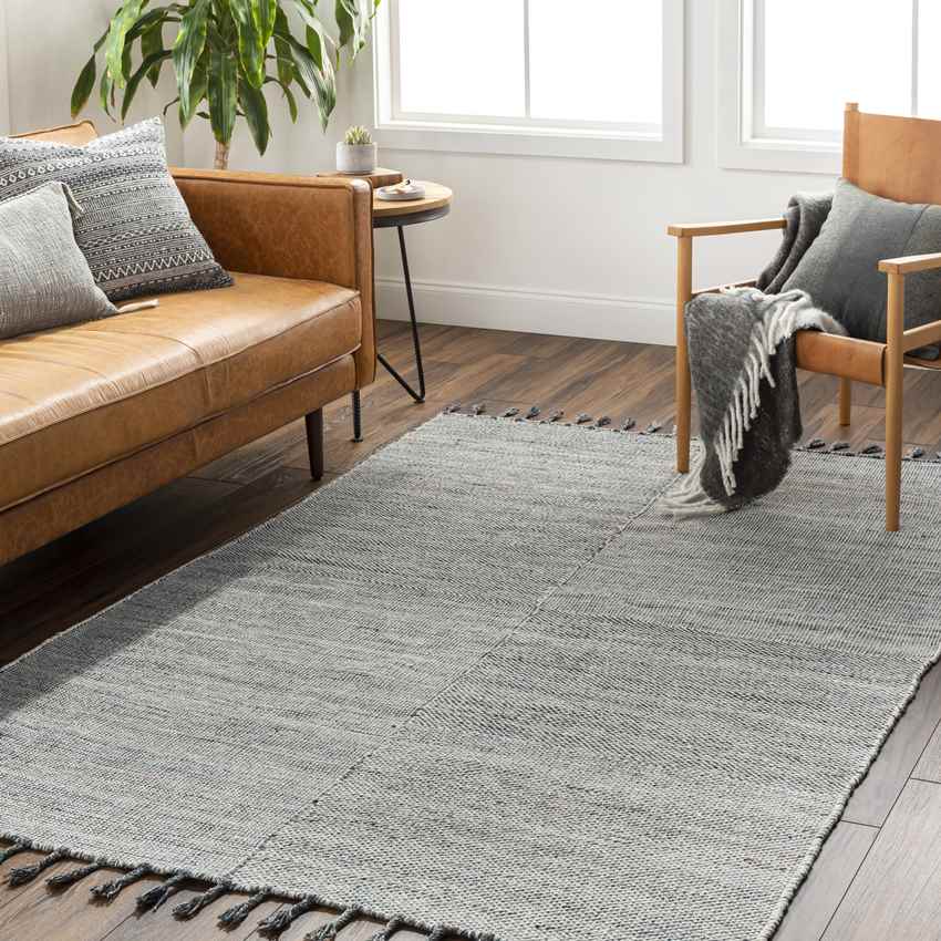 Hopkins Cottage Charcoal Area Rug
