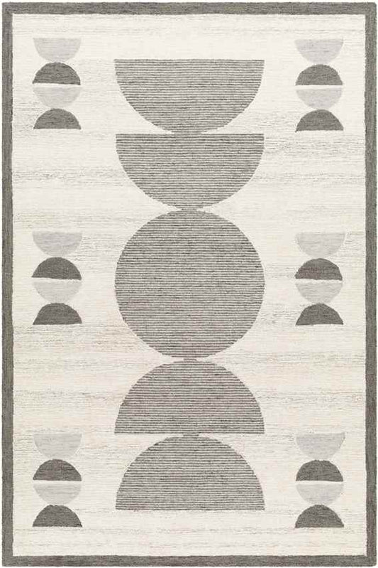 Indiana Modern Dark Gray Area Rug