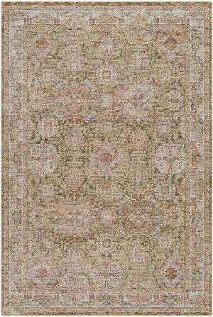 Belvue Traditional Olive Area Rug