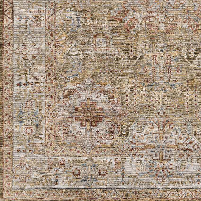 Belvue Traditional Olive Area Rug