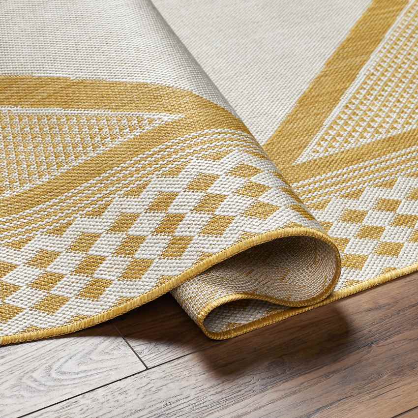 Silver Global Mustard/Ivory Area Rug