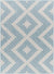 Squaw Global Sky Blue/Off-White Area Rug