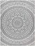 St Ansgar Global Silver Gray/Medium Gray Area Rug