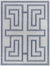 Sylvia Global Ivory/Navy Area Rug