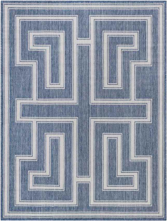 Sylvia Global Navy/Ivory Area Rug