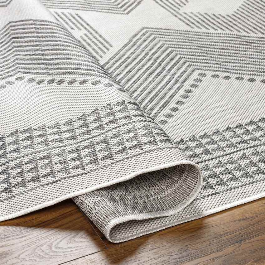 Templeton Global Silver Gray/Dark Gray Area Rug