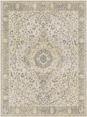 Eminence Traditional Camel Washable Area Rug