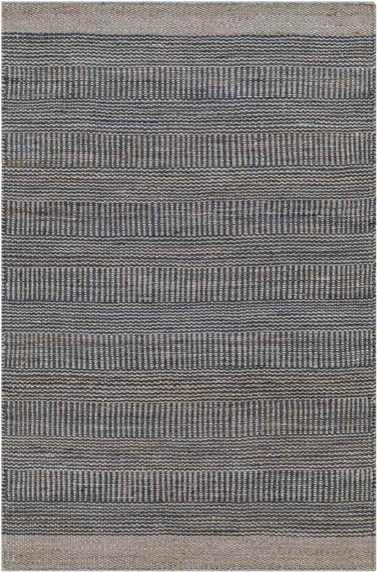 Cylinder Rustic Dark Blue/Light Gray Area Rug