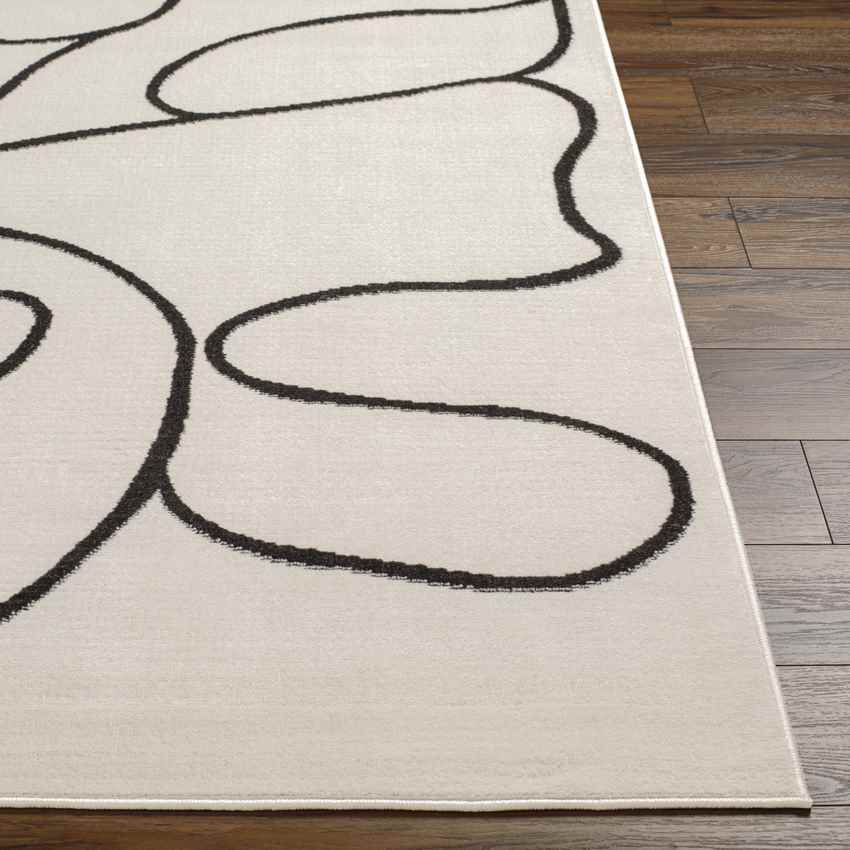 Burgin Modern Beige Area Rug