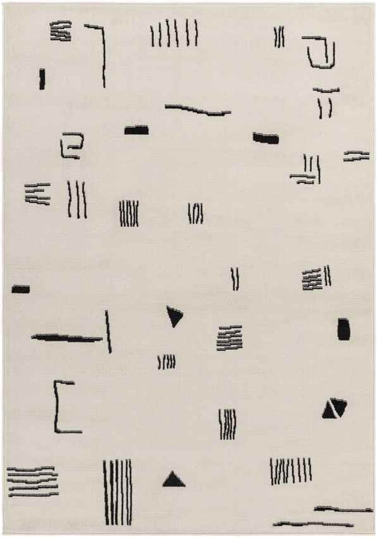 Burrell Modern Beige Area Rug