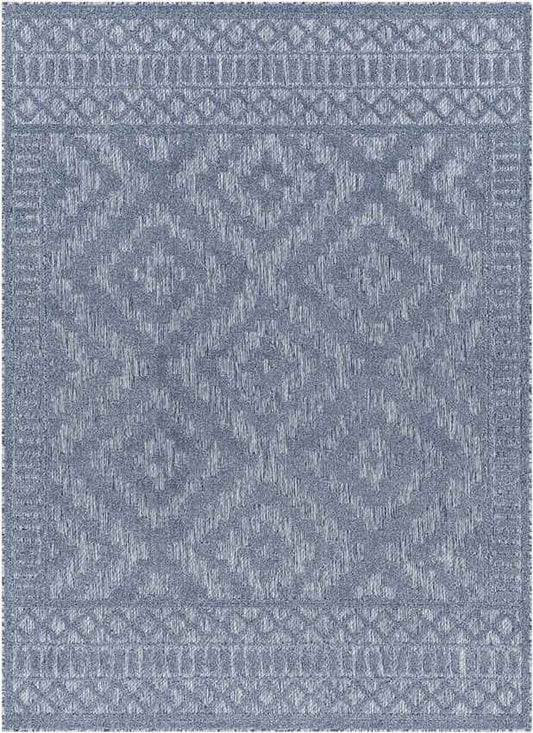 Bushong Modern Medium Denim Area Rug