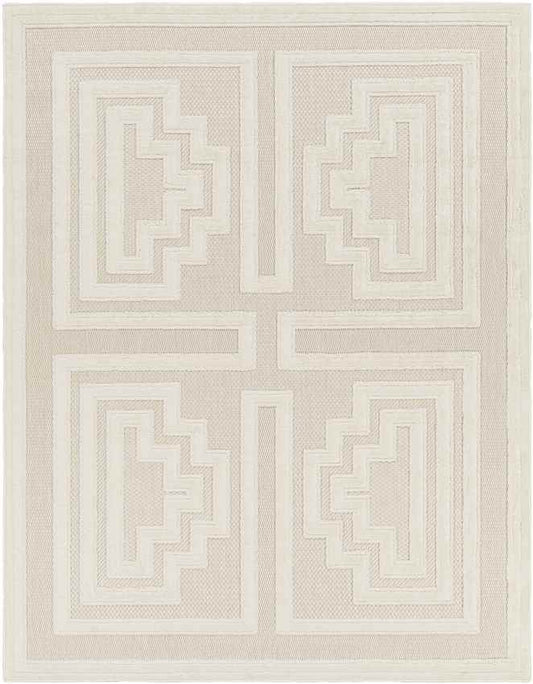 Cassoday Modern Beige Area Rug