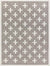 Castana Modern Ivory/Light Brown Area Rug