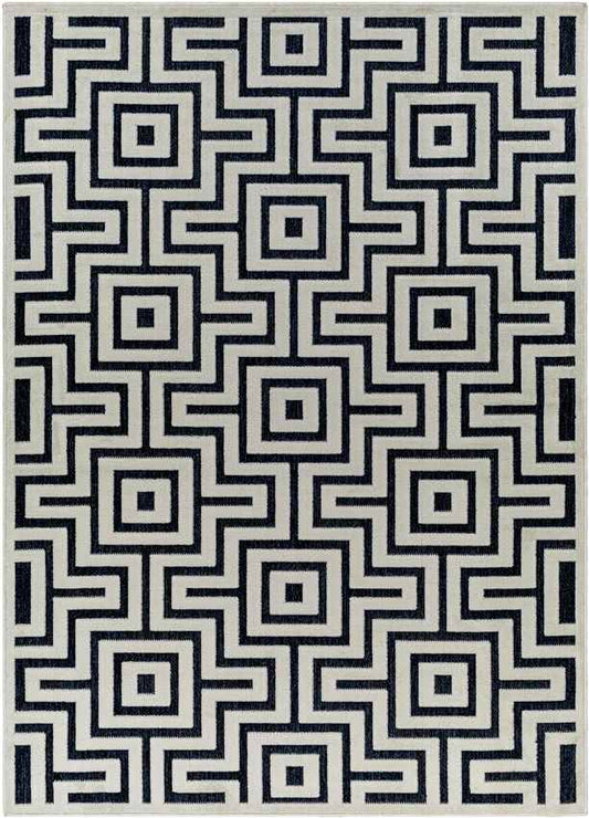 Chanute Modern Denim Area Rug