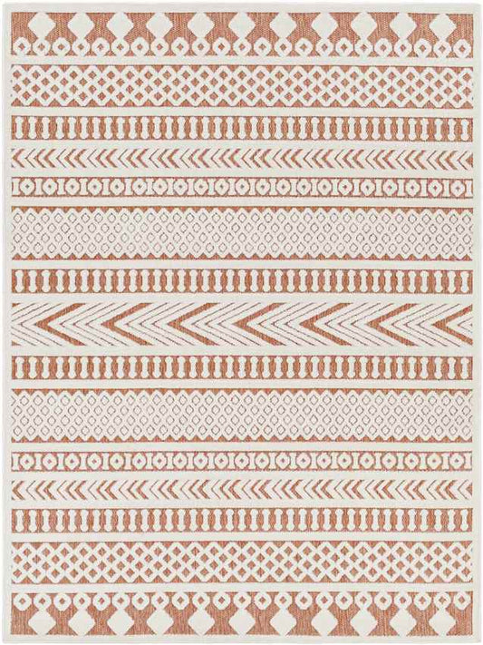 Chapman Modern Burnt Orange Area Rug