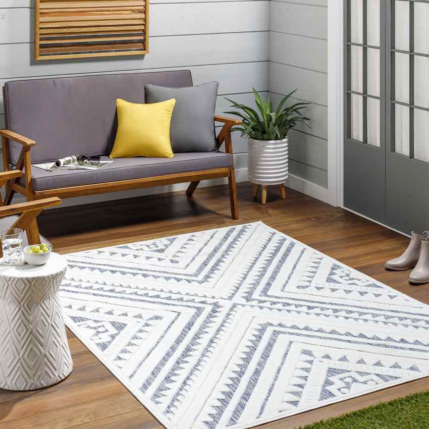 Charles Modern Denim Area Rug