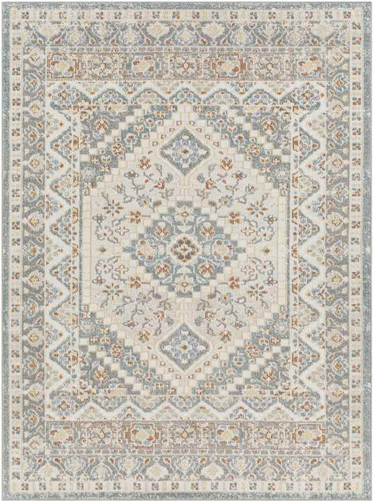 Wakefield Traditional Beige Washable Area Rug
