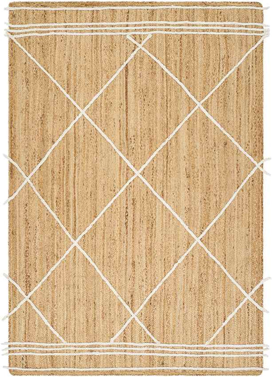 Marcy Modern Cinnamon/White Area Rug