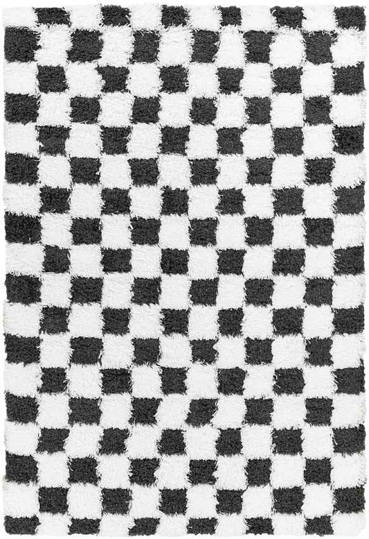 Bondurant Modern Black Area Rug