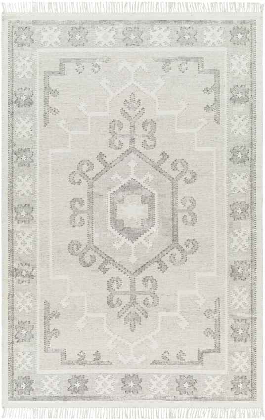 Louisburg Traditional Smoke Gray/Beige Area Rug