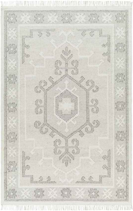 Louisburg Traditional Smoke Gray/Beige Area Rug