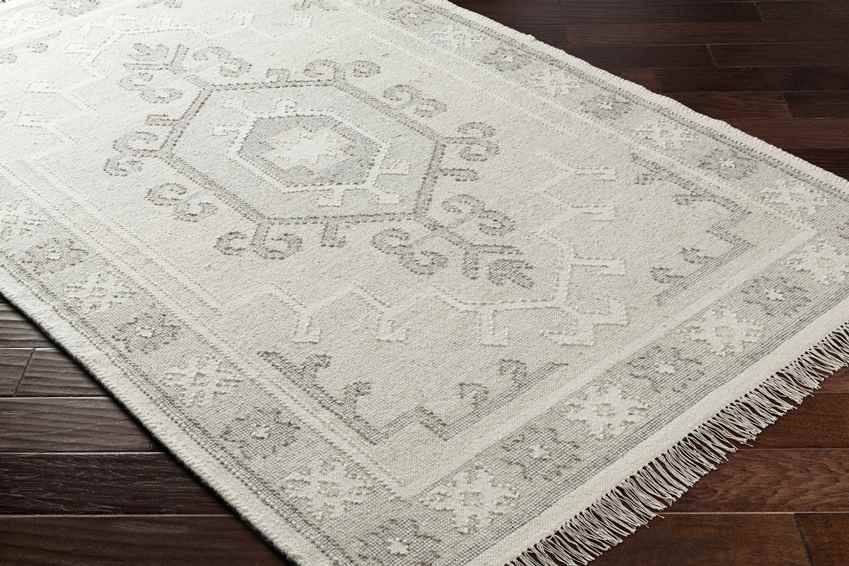 Louisburg Traditional Smoke Gray/Beige Area Rug