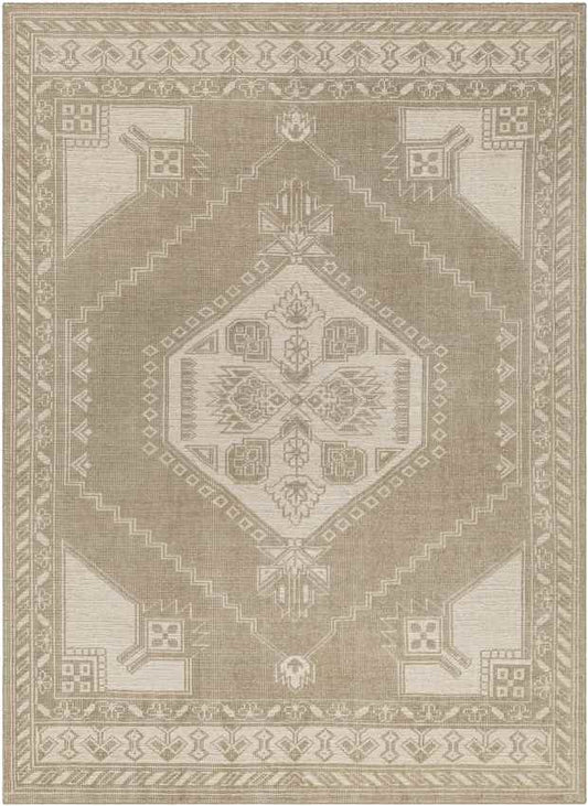 Mahaska Traditional Brown/Light Beige Area Rug