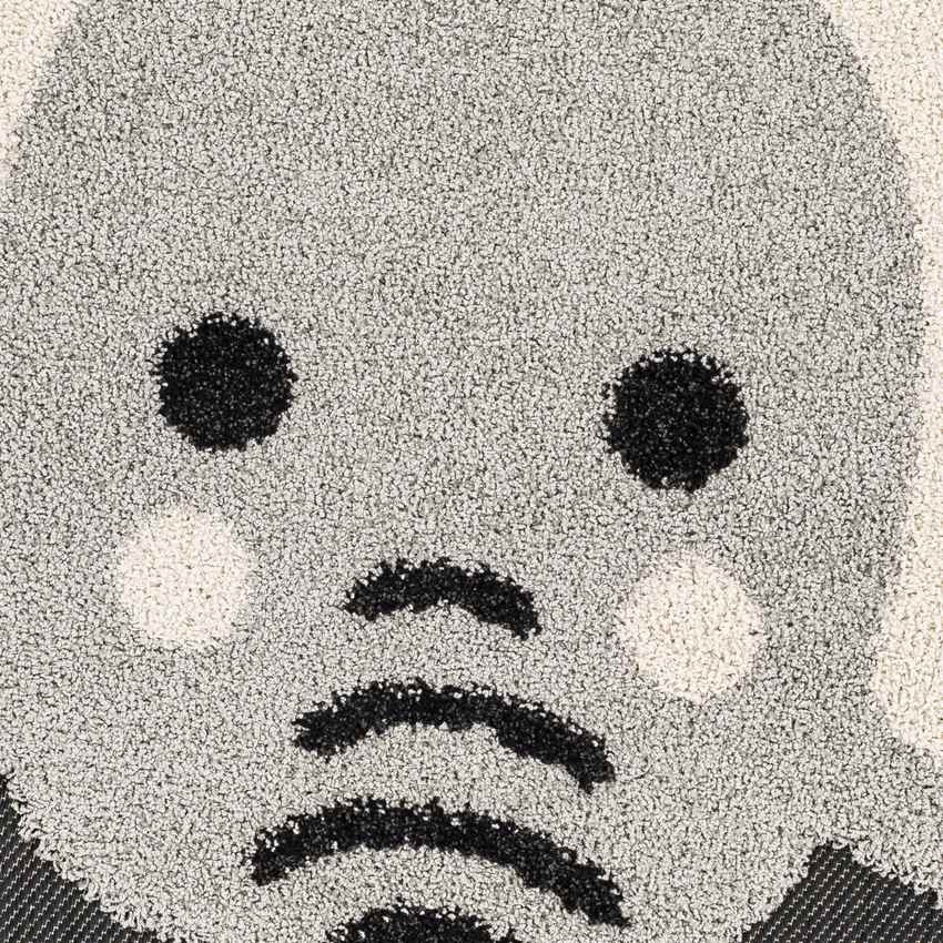 Hazel Green Modern Charcoal Area Rug