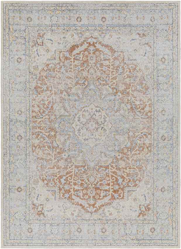 Hollyvilla Traditional Beige Washable Area Rug