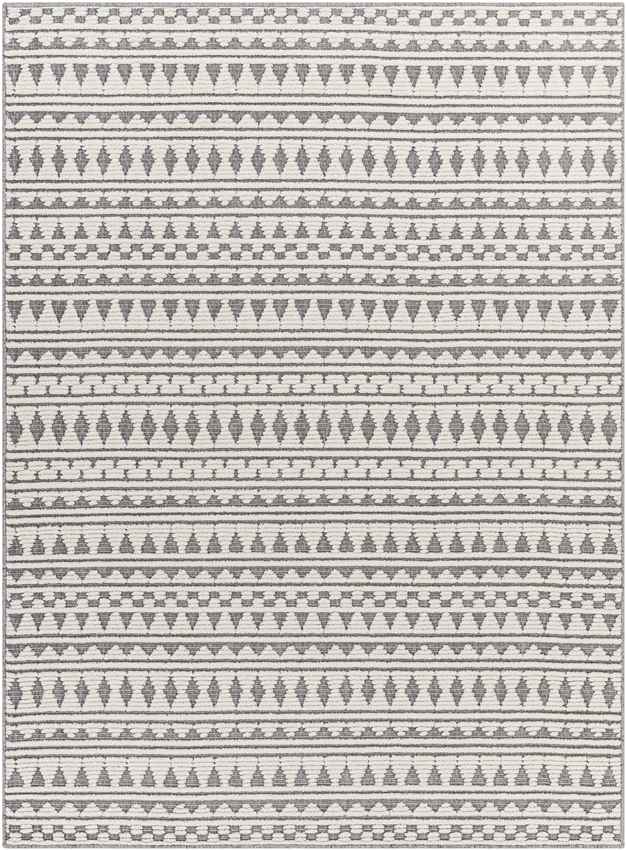 Buena Vista Global Charcoal Washable Area Rug