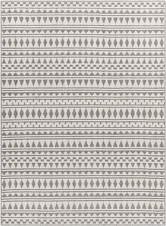 Buena Vista Global Charcoal Washable Area Rug