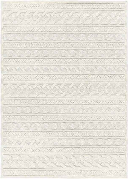 Cedar Falls Cottage Cream Washable Area Rug