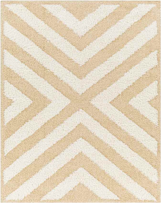 Kensington Modern Light Orange Area Rug