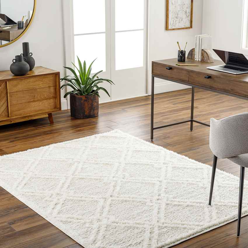 Lake Creek Modern Light Gray Area Rug