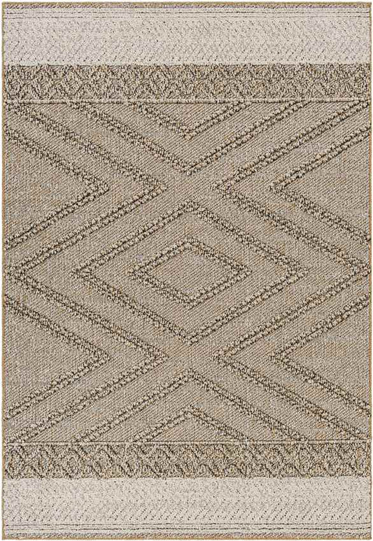 East Orange Modern Taupe Area Rug