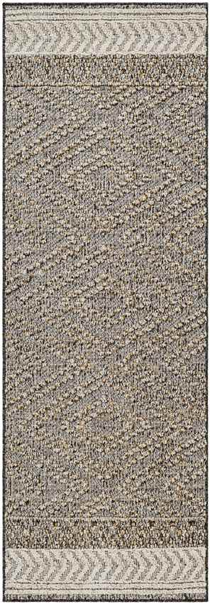 East Orange Modern Dark Gray Area Rug