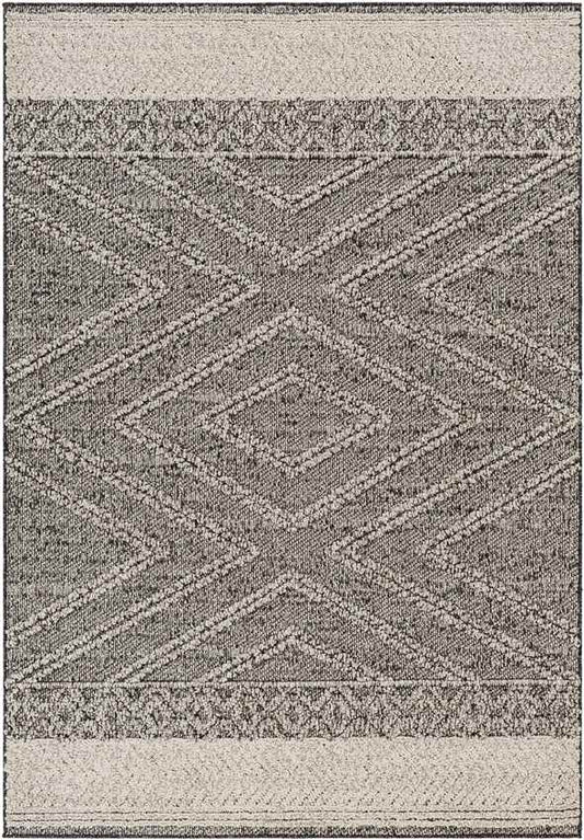 East Orange Modern Charcoal Area Rug