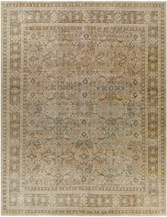River Bluff Traditional Brown Area Rug