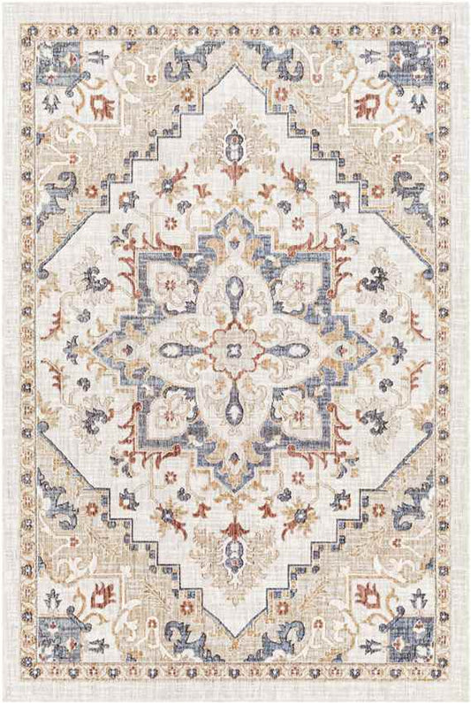 Morrowville Traditional Light Brown Area Rug