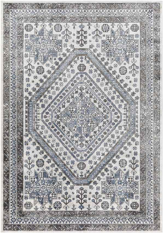 Margherita Traditional Charcoal Area Rug