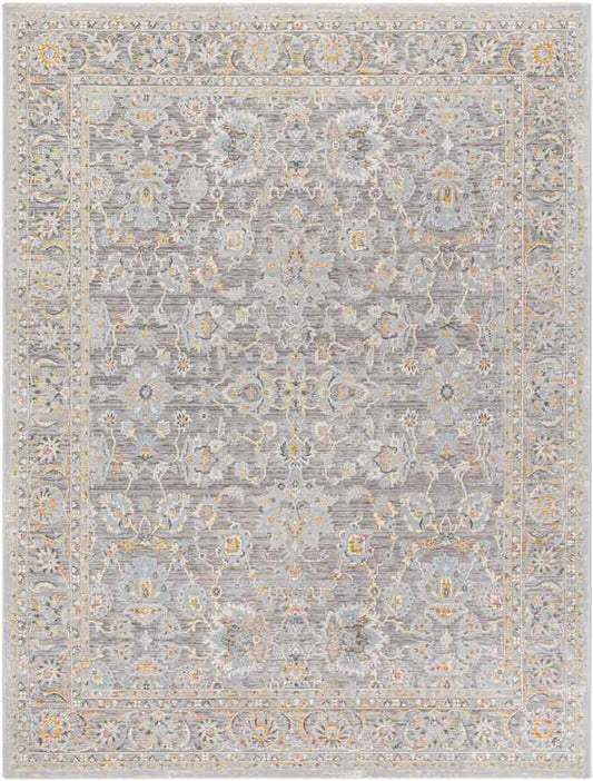 Mekia Traditional Medium Gray Area Rug