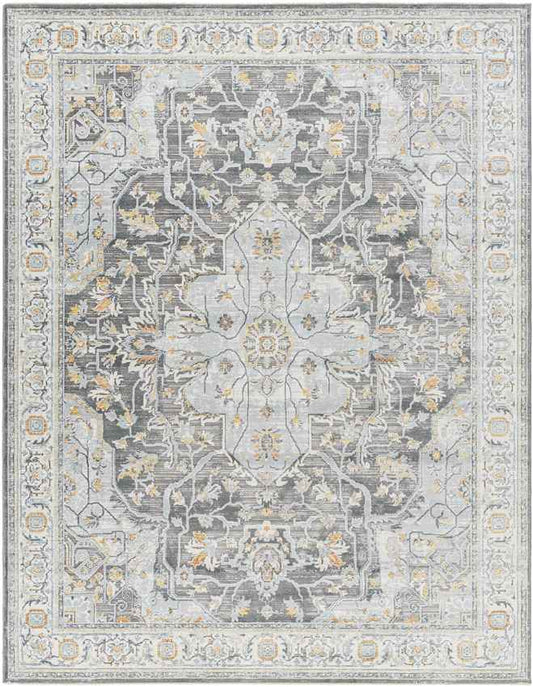 Jessica Traditional Charcoal/Gray Area Rug