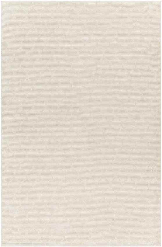 Kwasi Cottage Beige Washable Area Rug