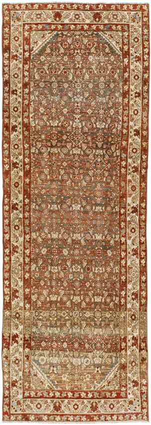 Lynette Traditional Rust Red Area Rug