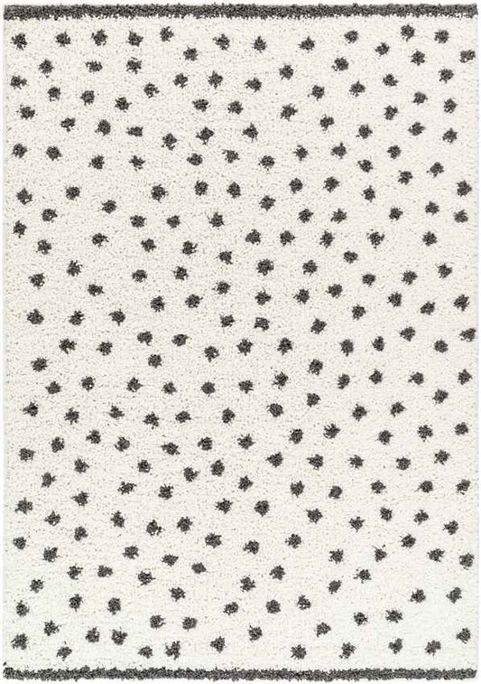 Aerica Modern Ivory/Dark Gray Area Rug