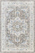 Kortny Traditional Cobalt/Dark Brown Area Rug