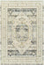 Javonte Traditional Light Beige/Pale Blue Area Rug