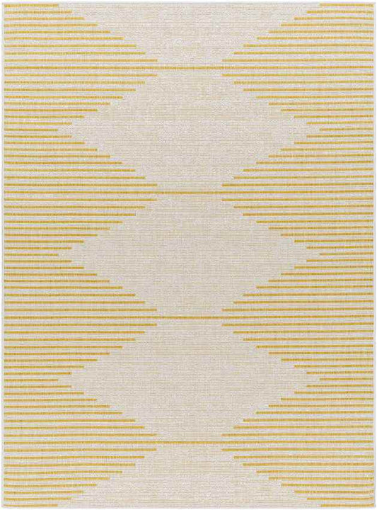 Okswerd Global Saffron/Gray Area Rug
