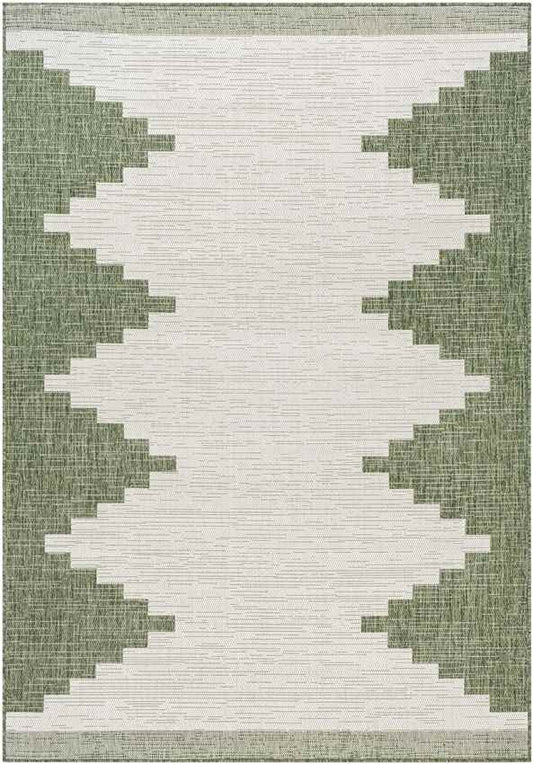 Wolfheze Global Olive/Gray Area Rug