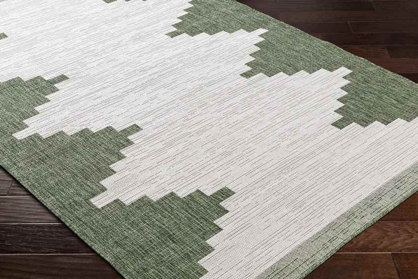 Wolfheze Global Olive/Gray Area Rug